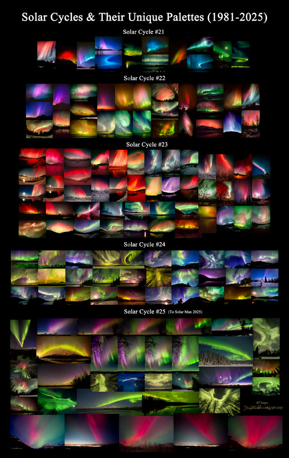 Aurora Color Palette Collage