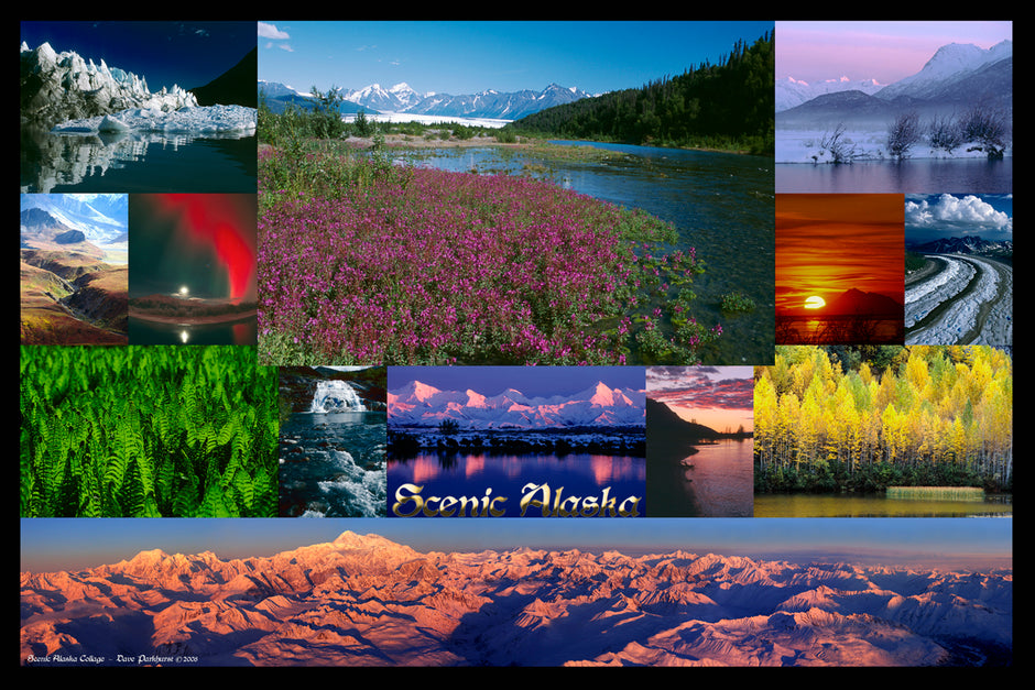 Scenic Alaska Collage